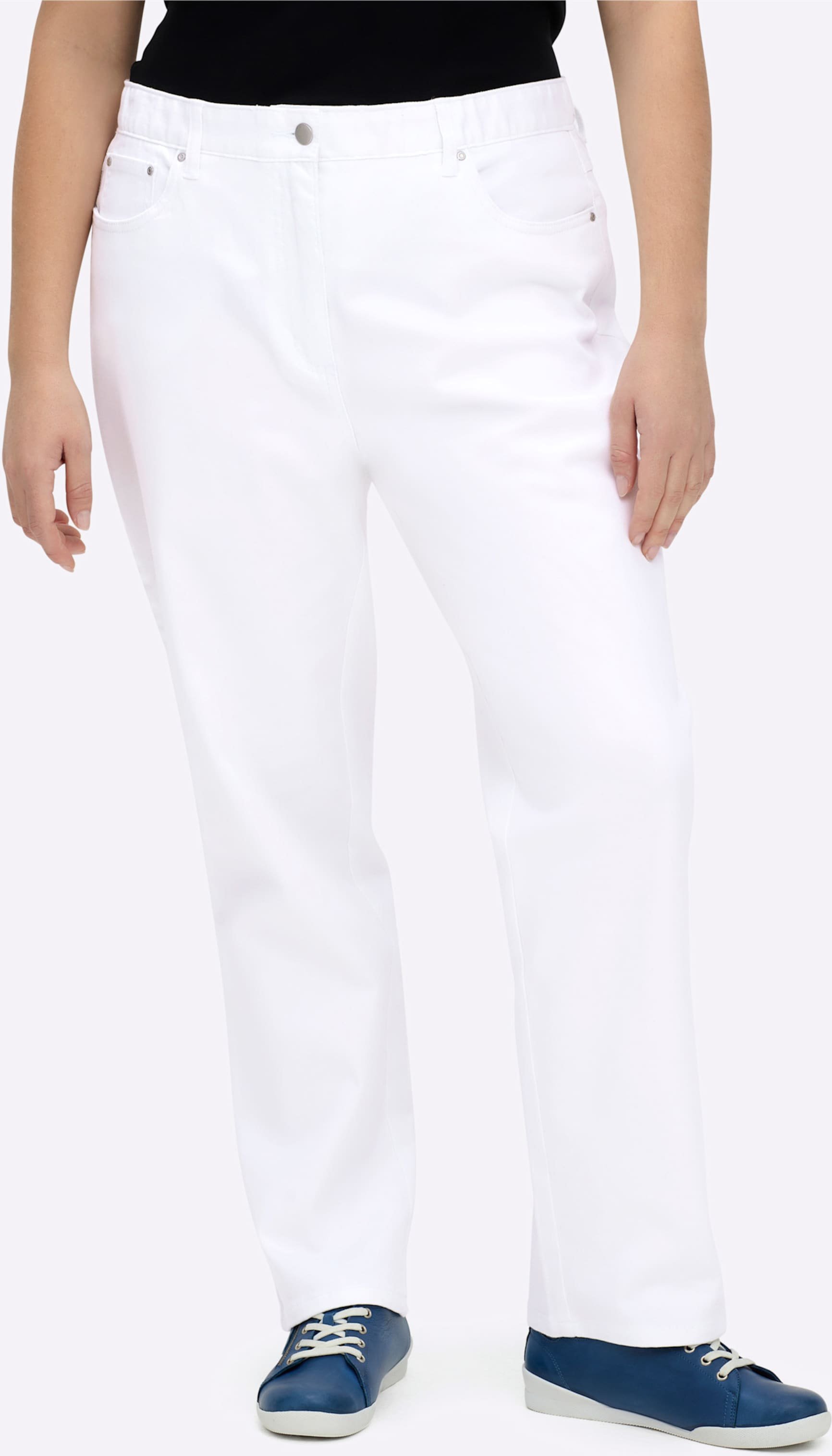 Thumbnail - Sheego 5-Pocket-Jeans mit innenliegendem Dehnbund