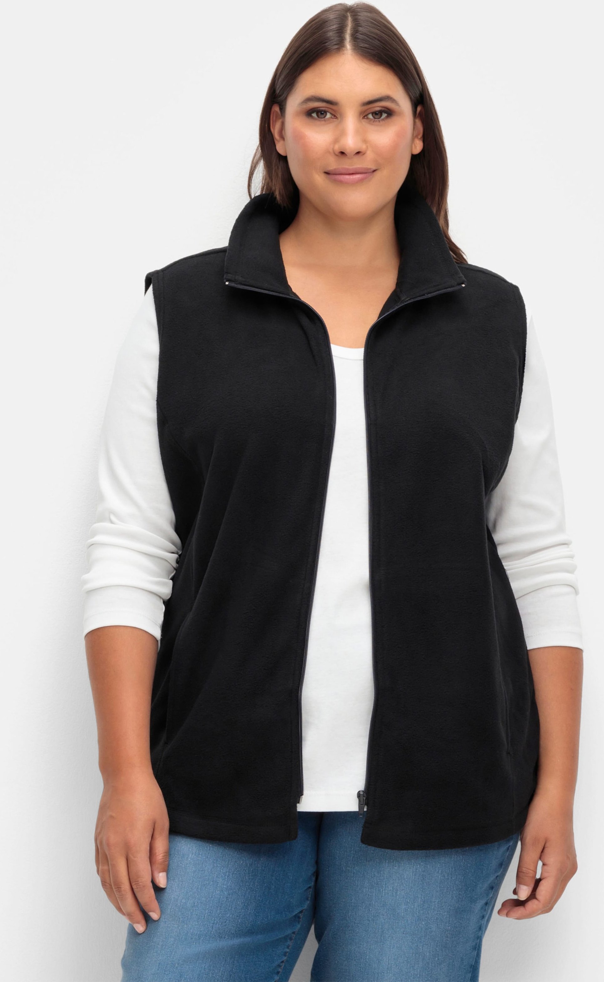 Thumbnail - Sheego Fleeceweste mit Antipilling-Ausrüstung