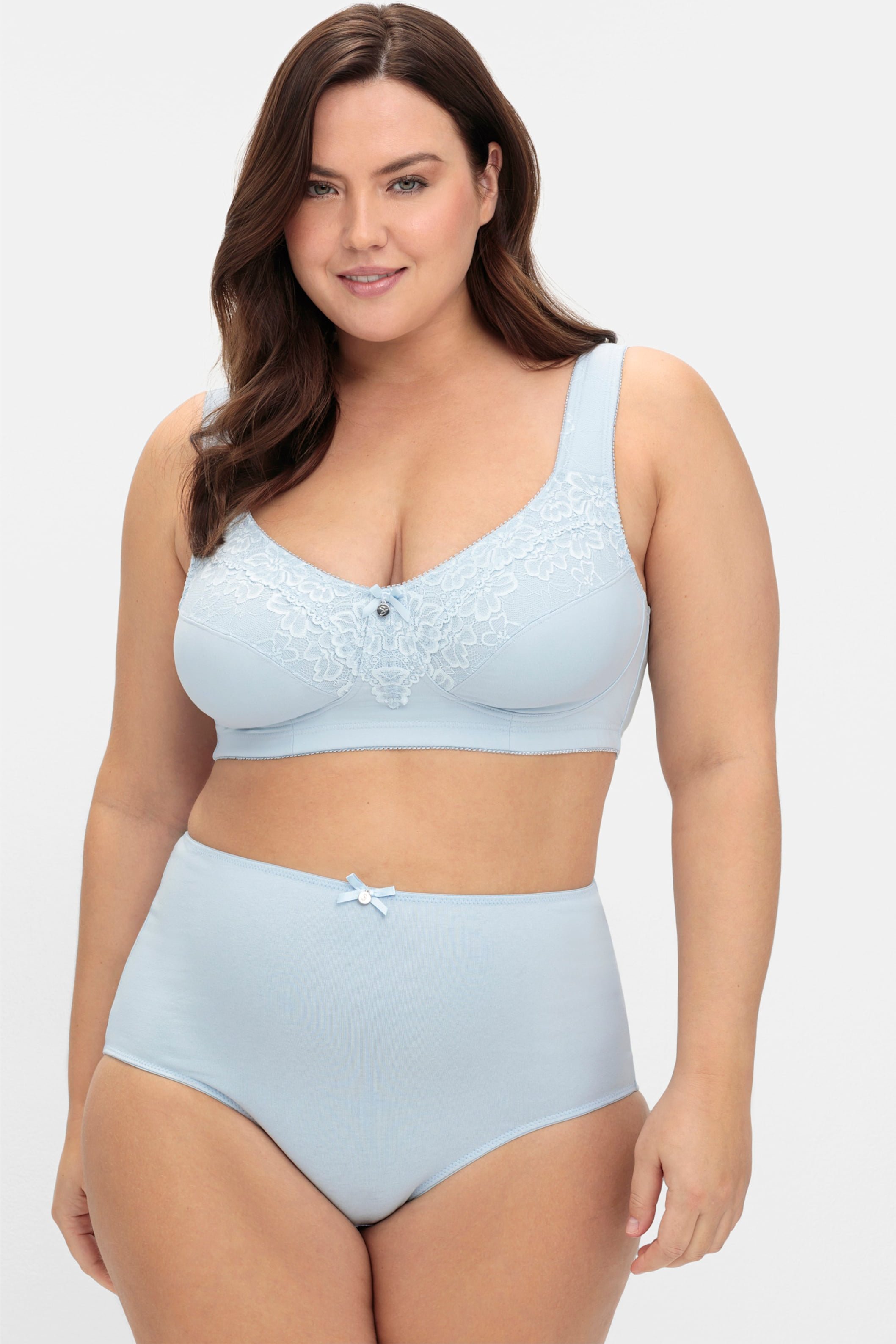 Sheego Entlastungs-BH mit Spitzenbesatz