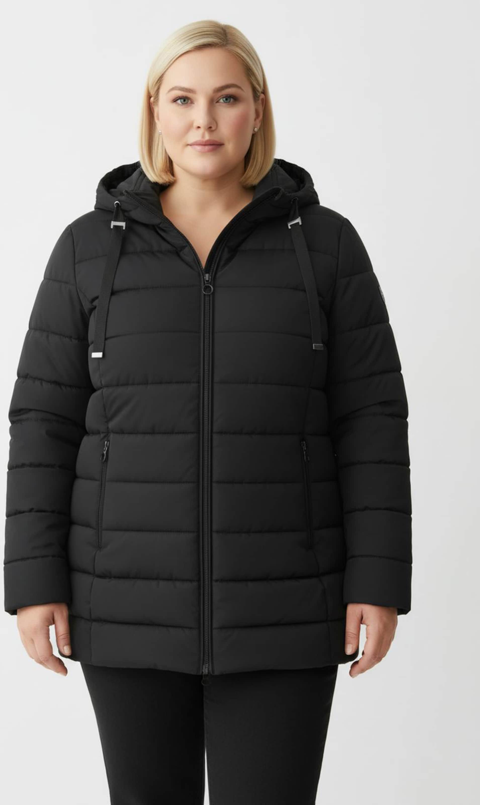 Thumbnail - Sheego Steppjacke mit elastischer Kontrast-Paspelierung