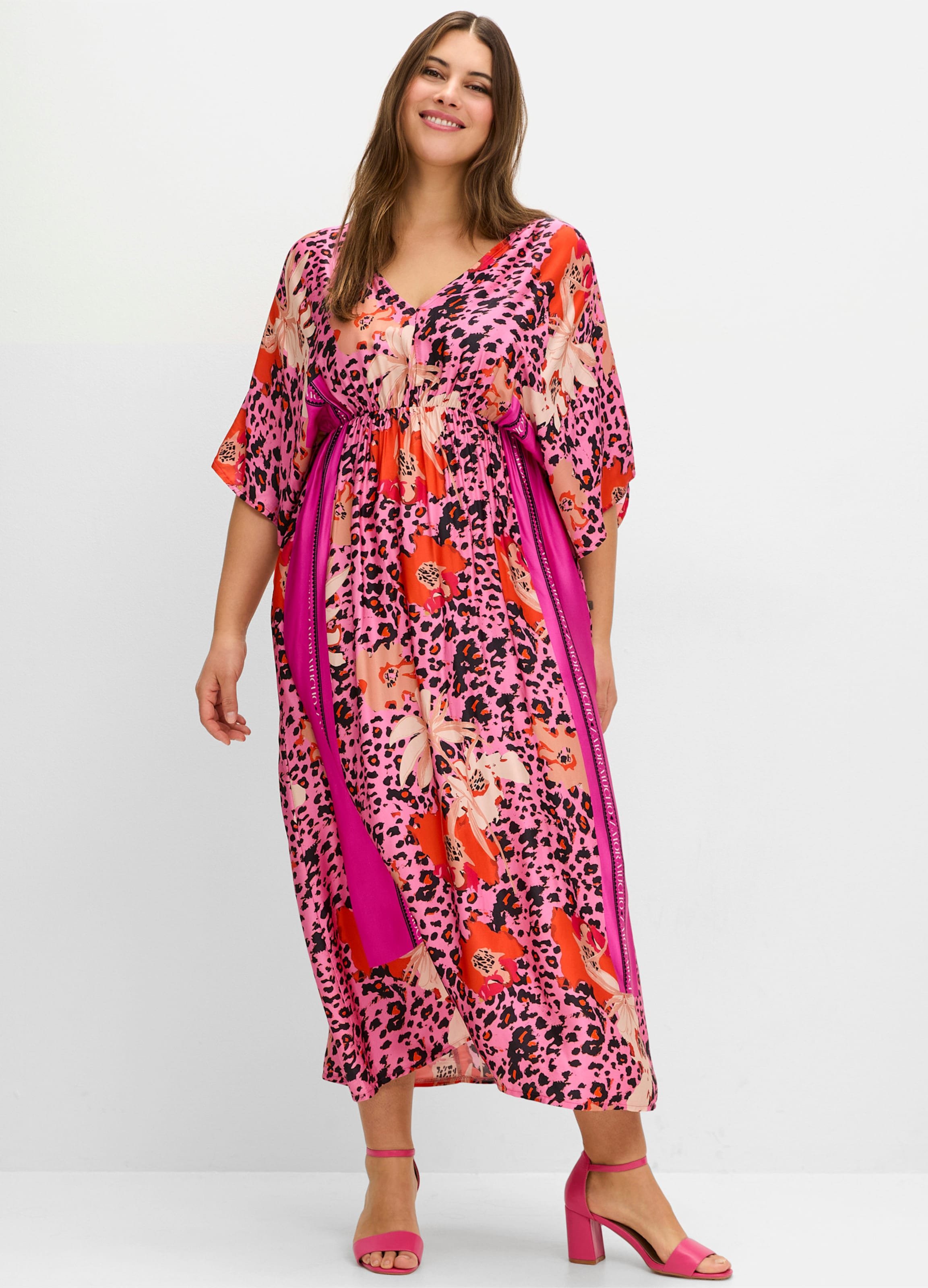 Thumbnail - Sheego Maxikleid mit weiten Halbärmeln