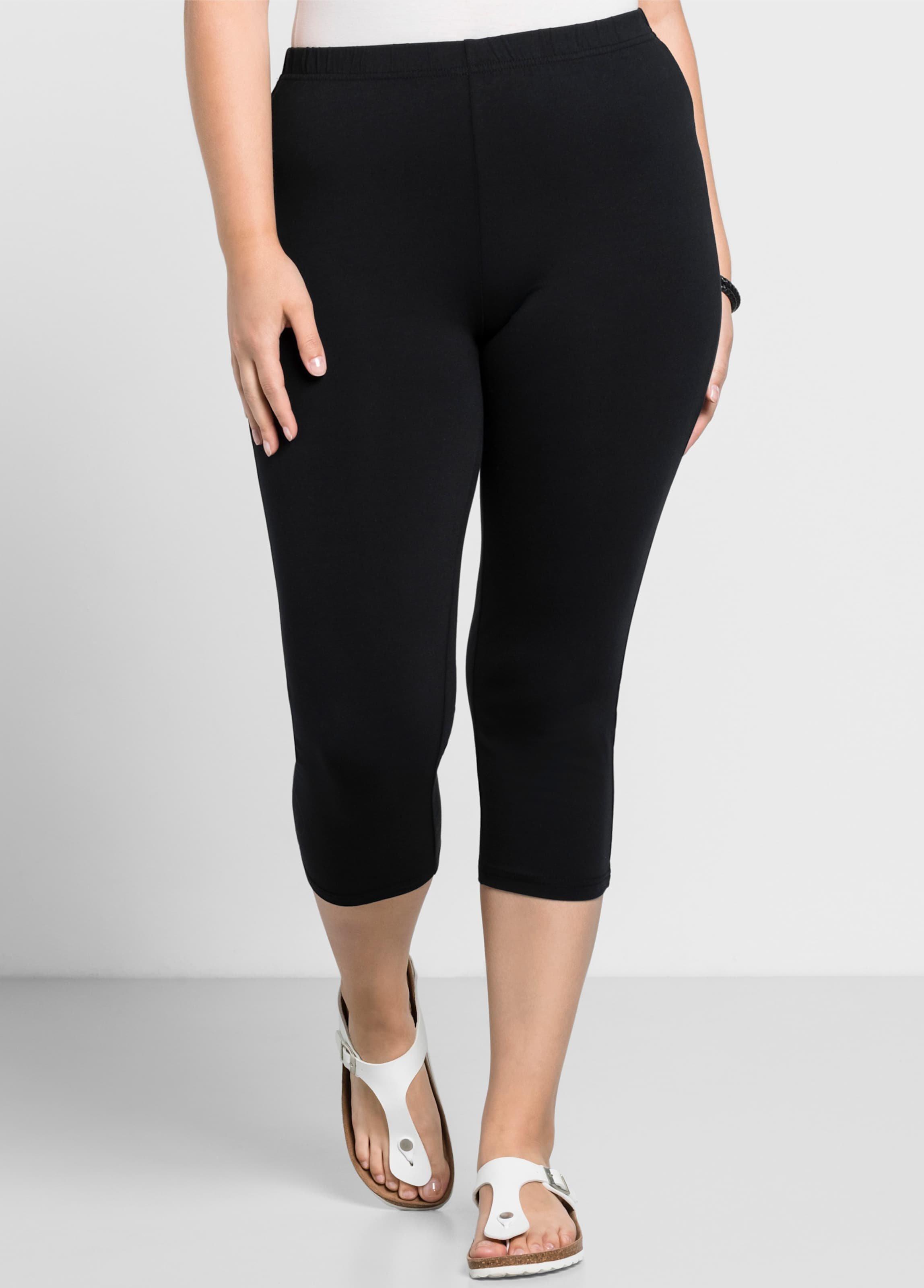 Sheego Caprileggings mit Gummizugbund