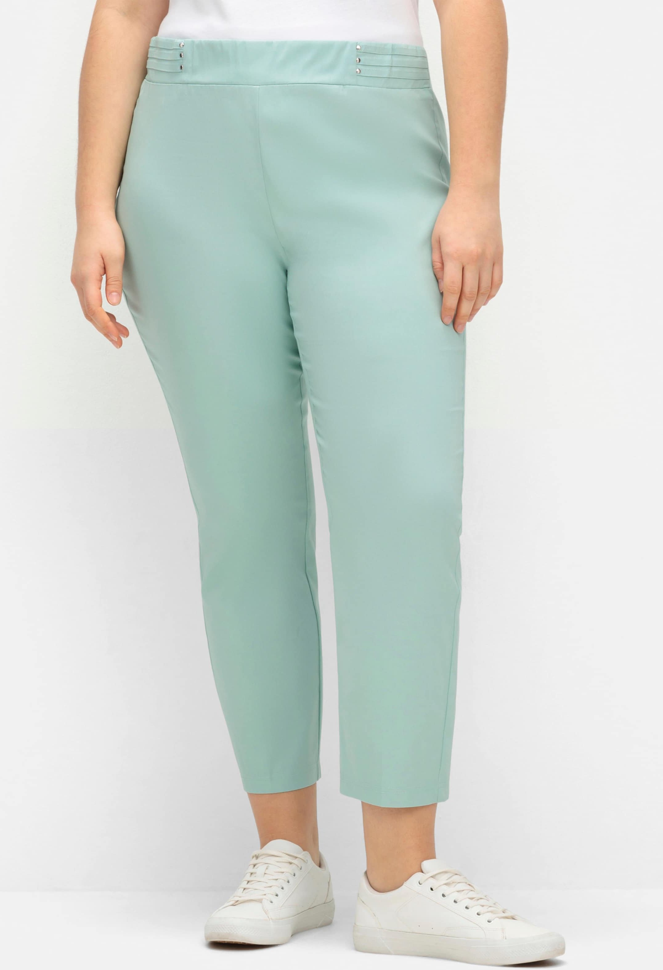 Sheego Schlupfhose mit Bügelfalten