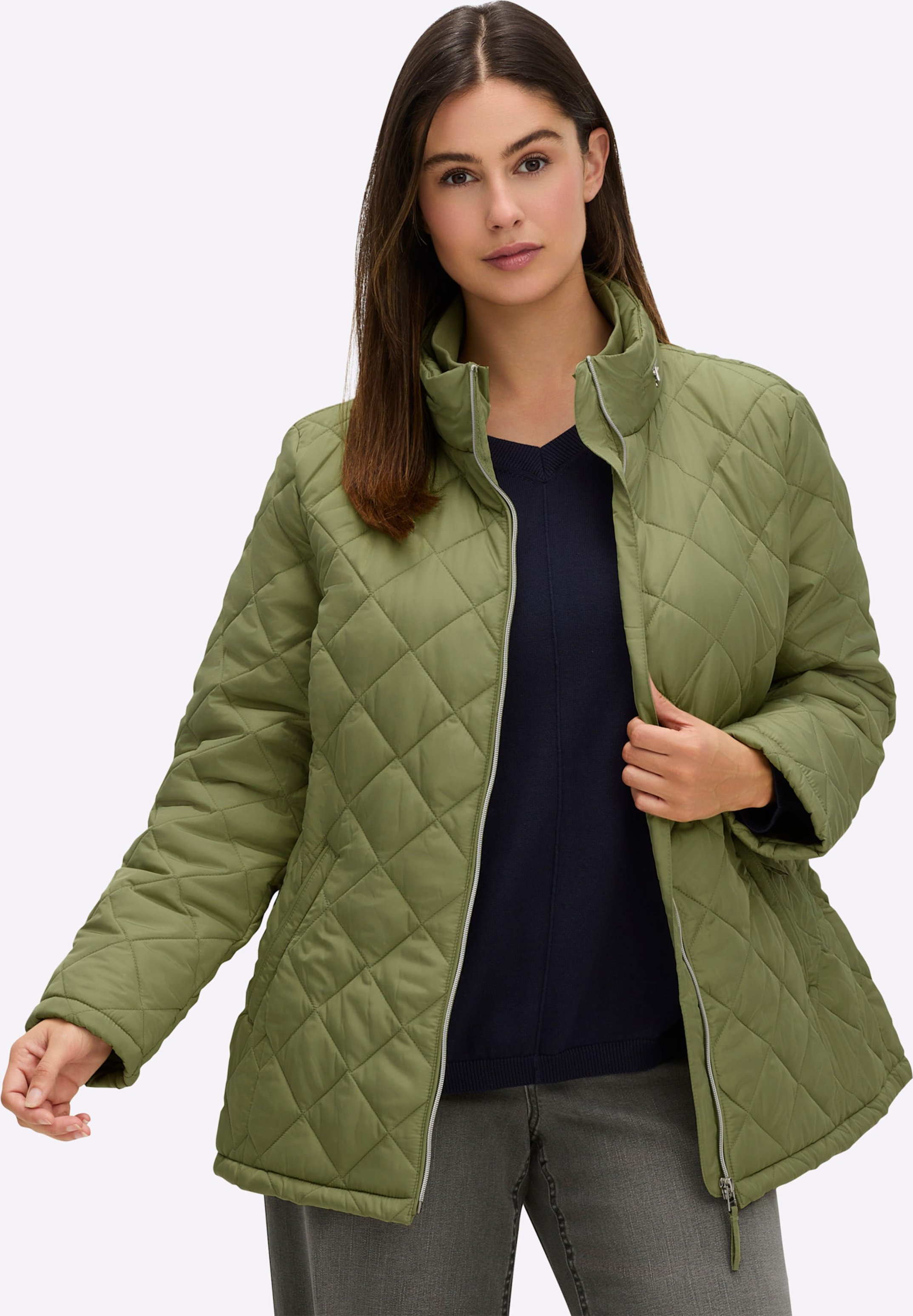 Thumbnail - Sheego Steppjacke mit Sandwich-Stepp und Wattierung