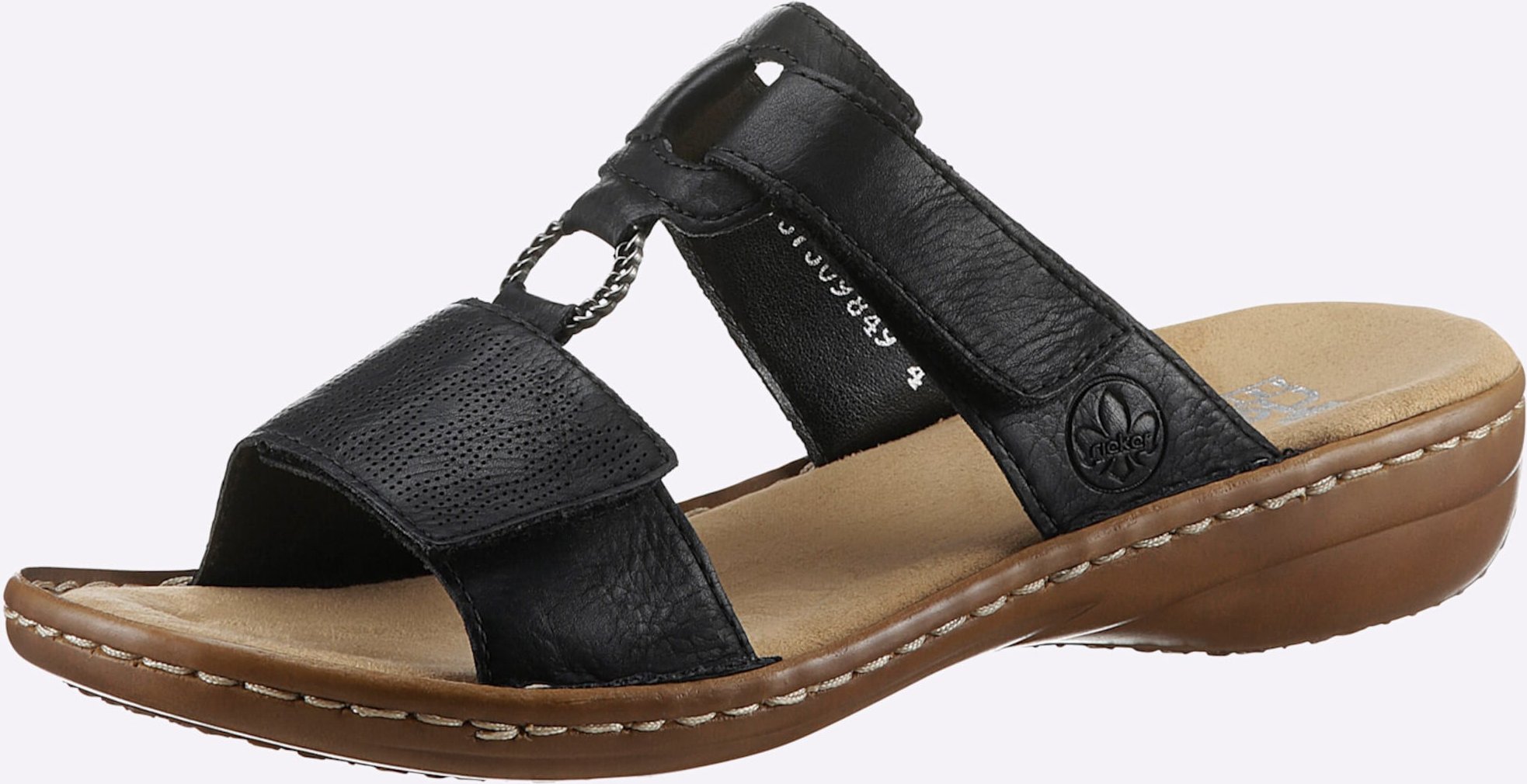 Sheego Pantolette mit doppeltem Klettverschluss