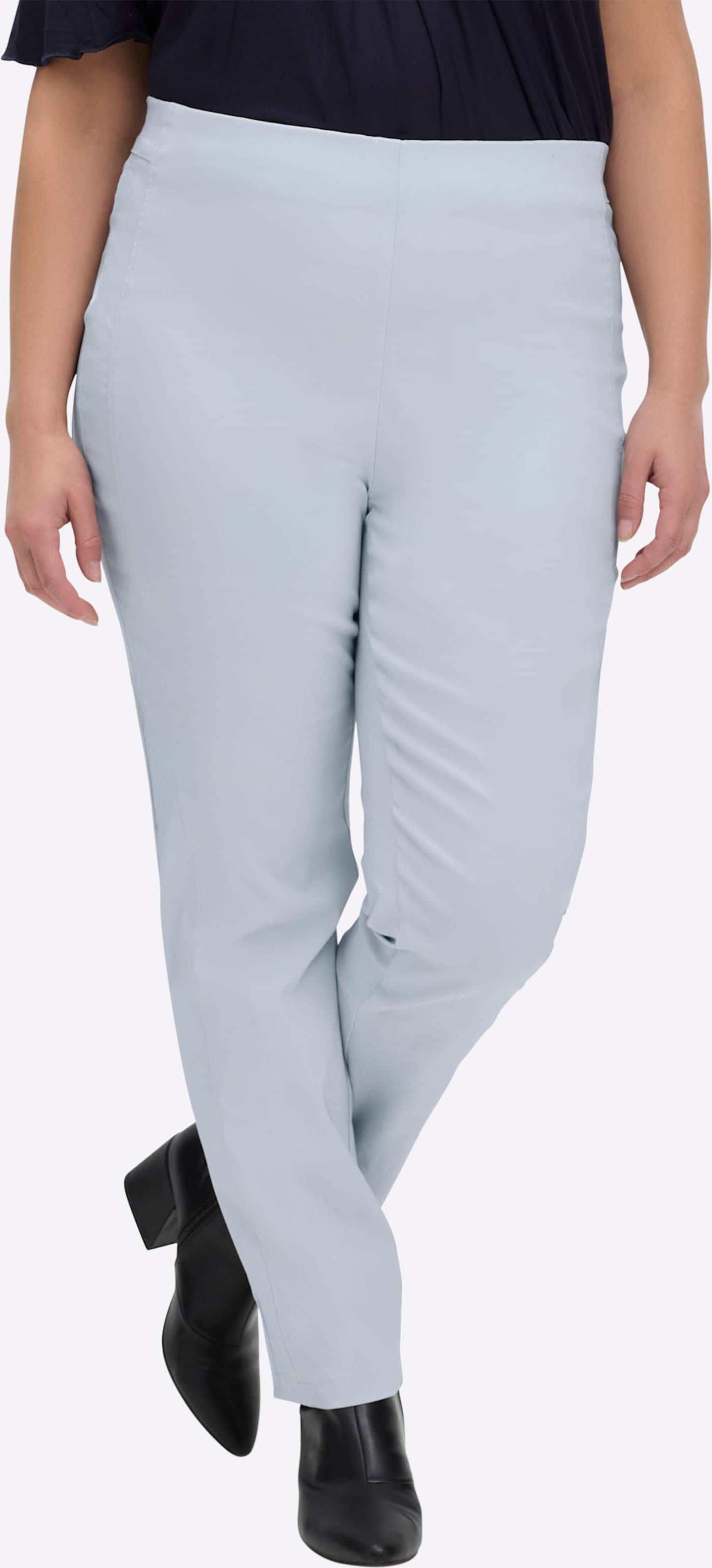 Sheego Hose mit Dehnbund, Viskose-Qualität