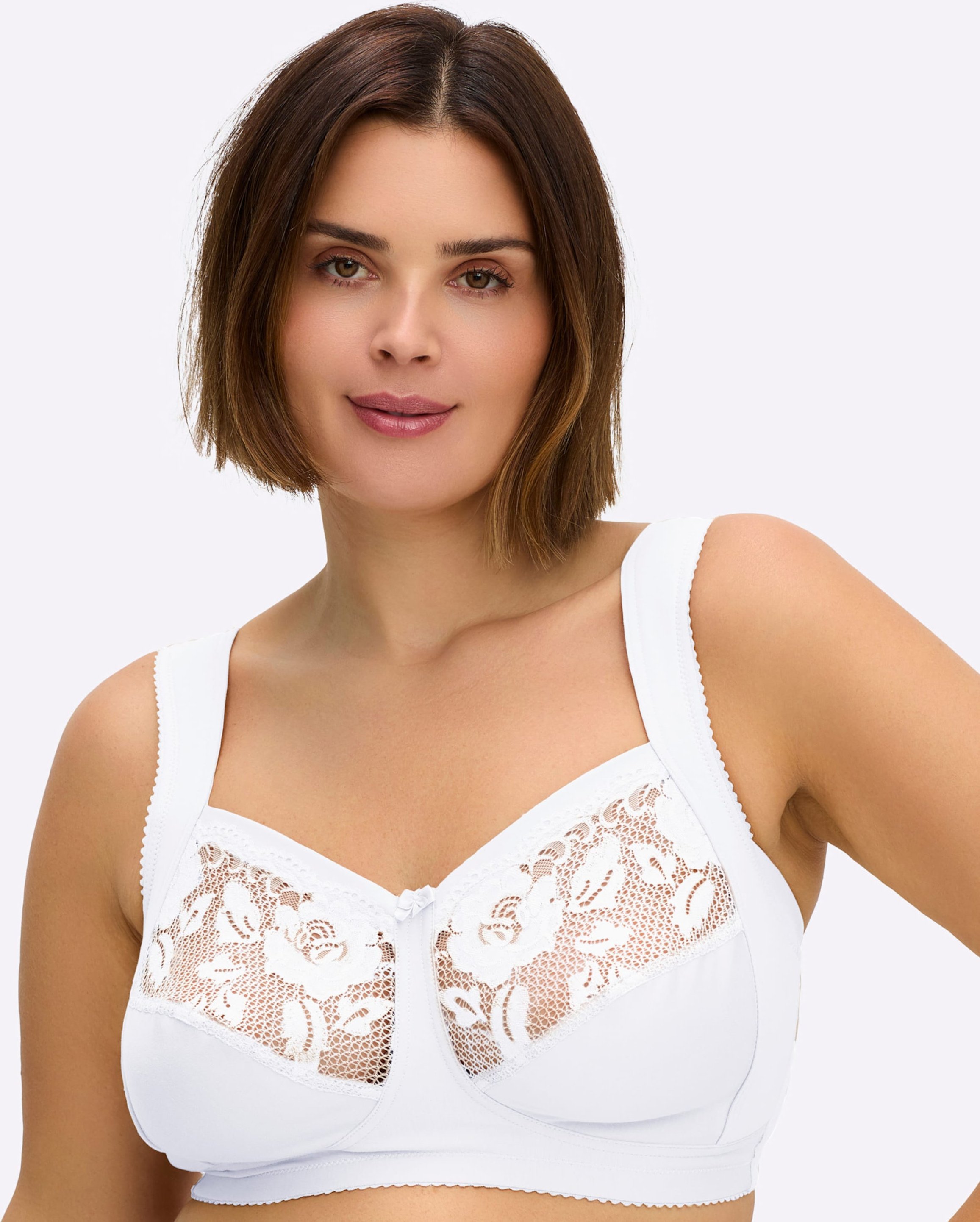 Sheego Entlastungs-BH ohne Bügel mit wattierter Seitenstütze