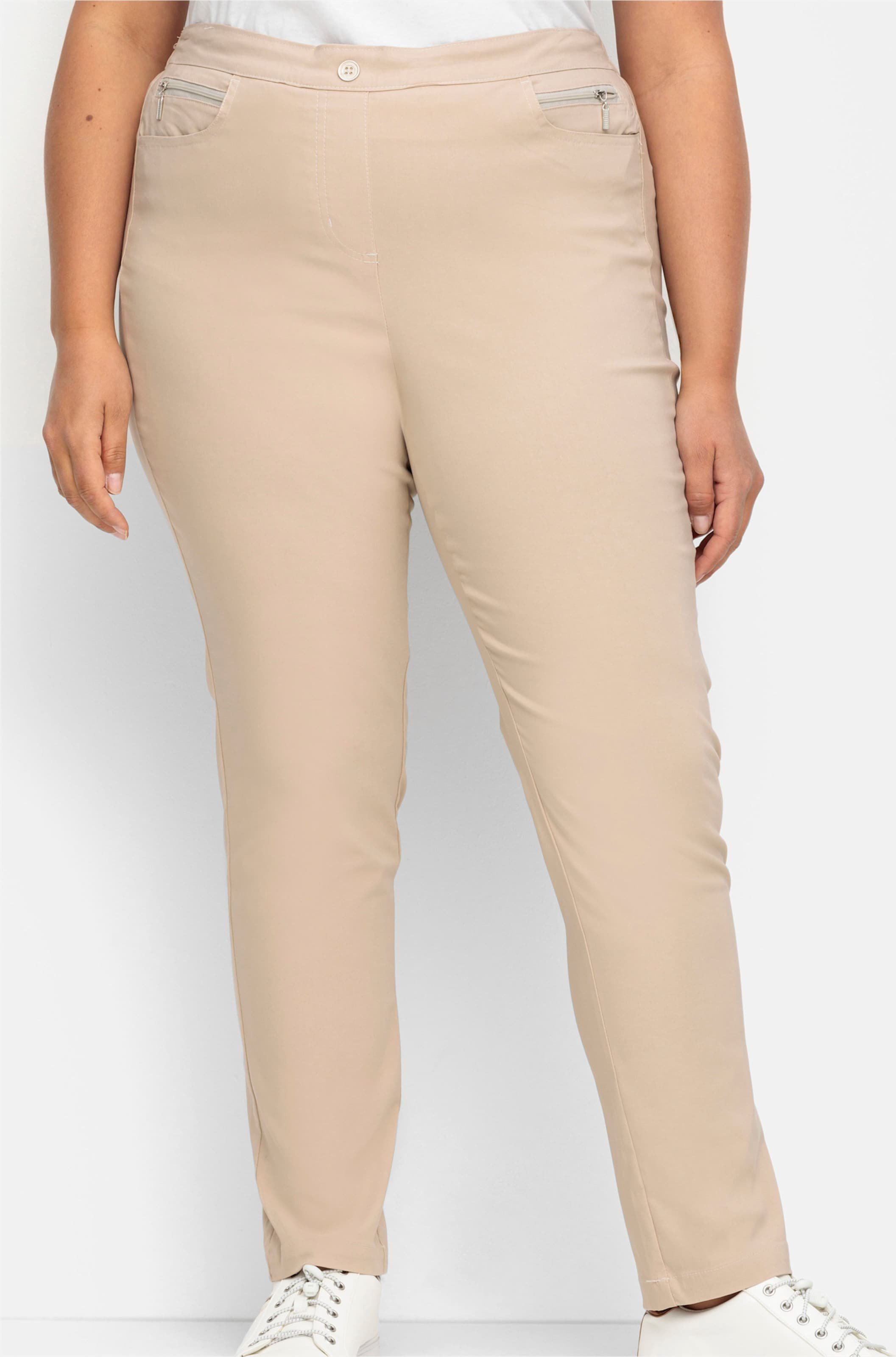 Sheego Bengalinhose mit Zierreißverschlüssen