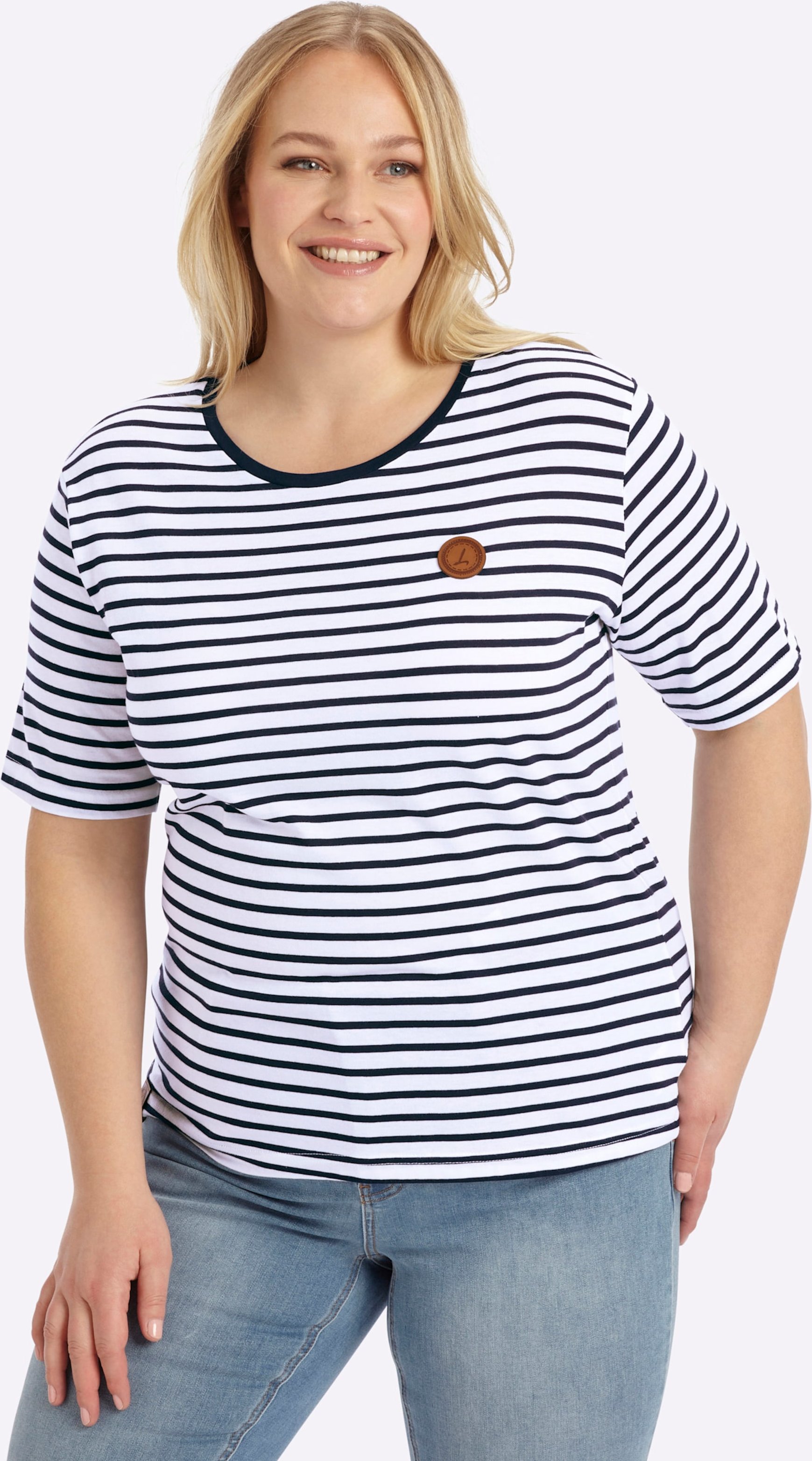 Thumbnail - Sheego Shirt im Streifenmuster