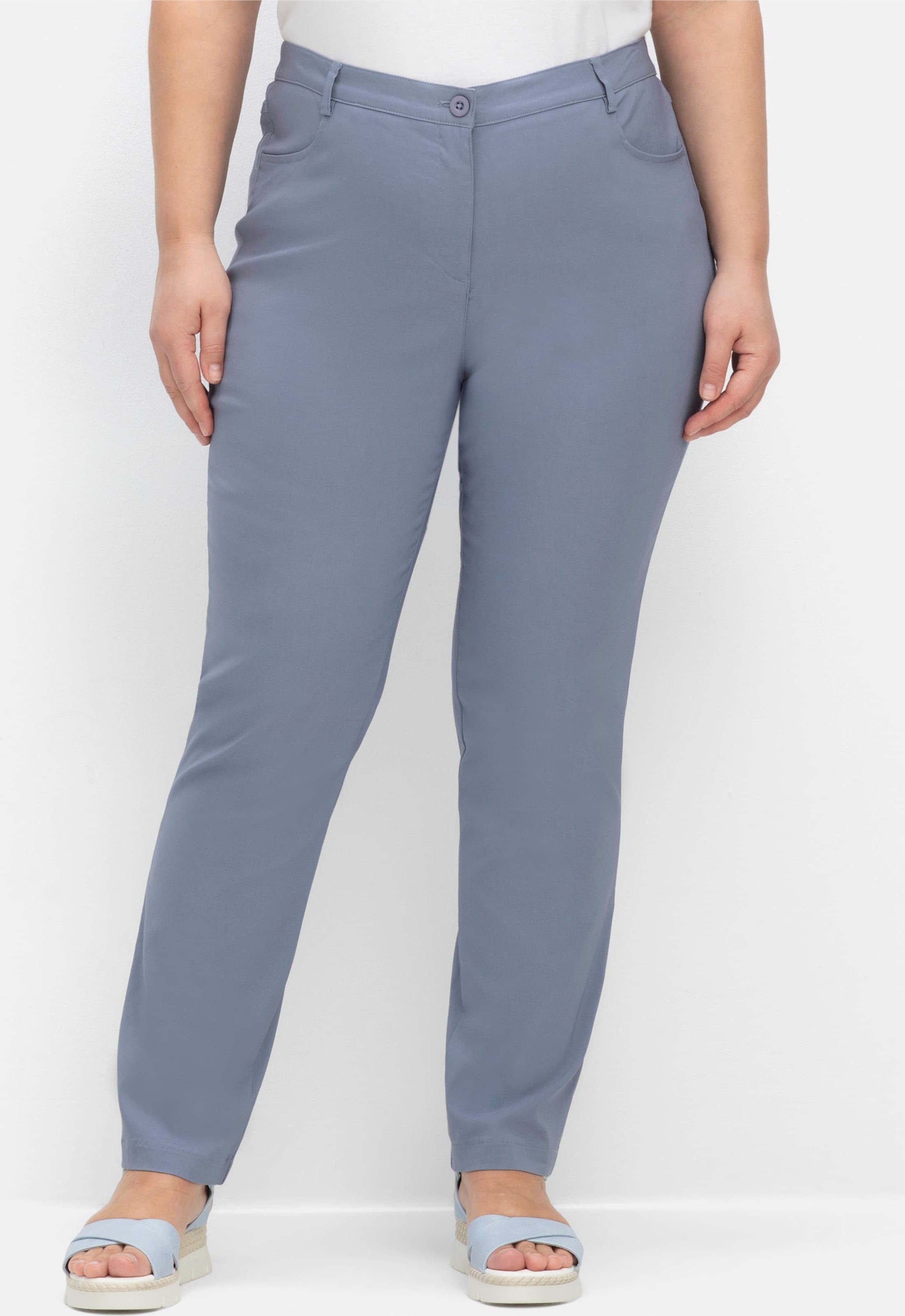 Sheego Bengalinhose mit Schmetterlings-Stickerei