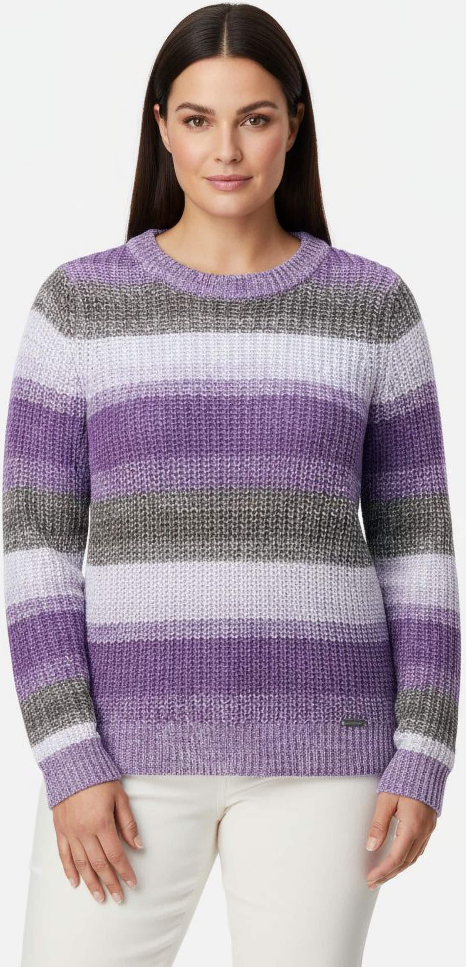 Sheego Langarm-Pullover im Farbverlauf