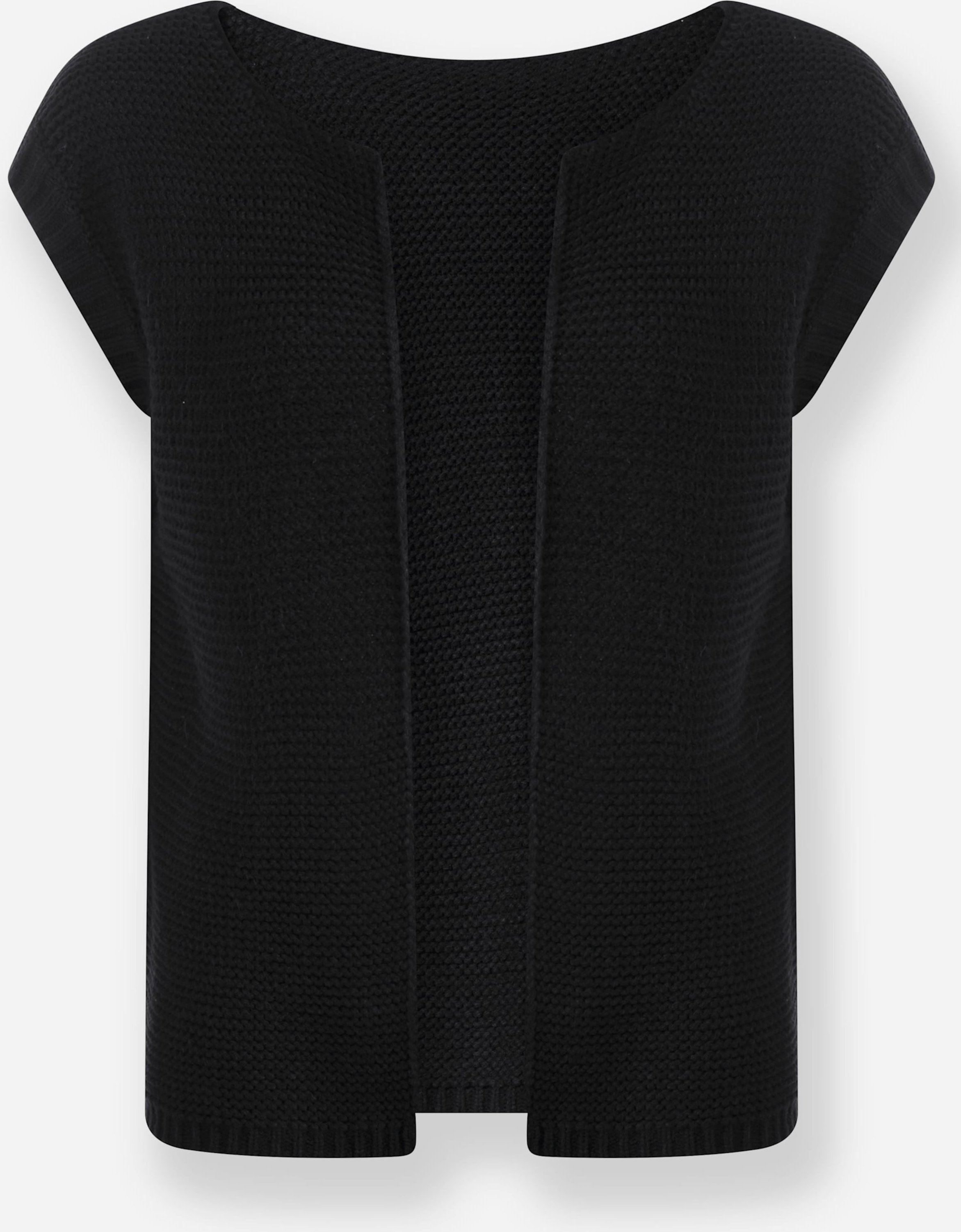 Sheego Strickweste mit 30% Schurwolle