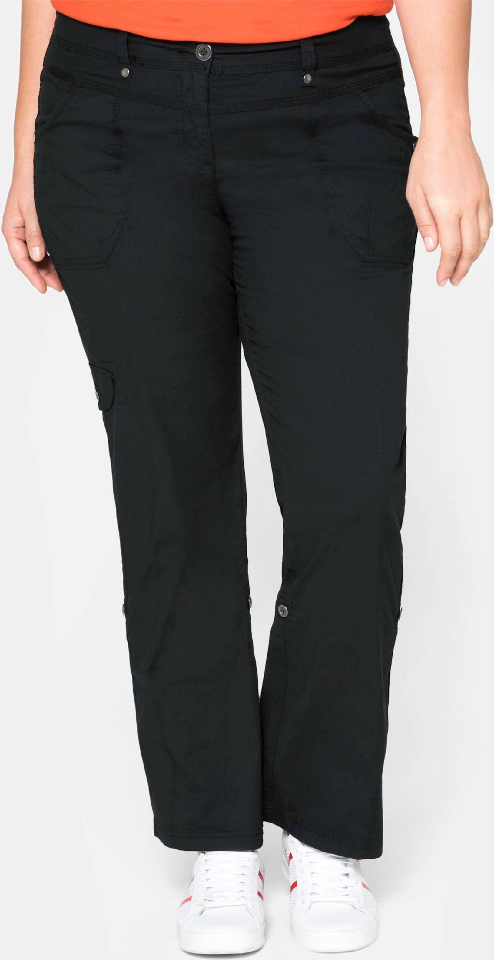 Sheego Cargohose mit Krempelfunktion