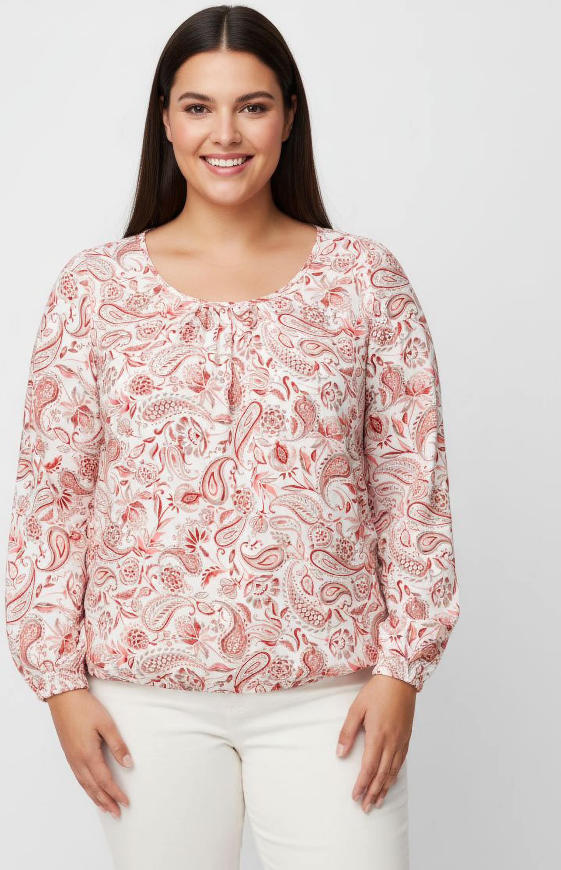 Thumbnail - Sheego Schlupf-Bluse im Paisley-Dessin