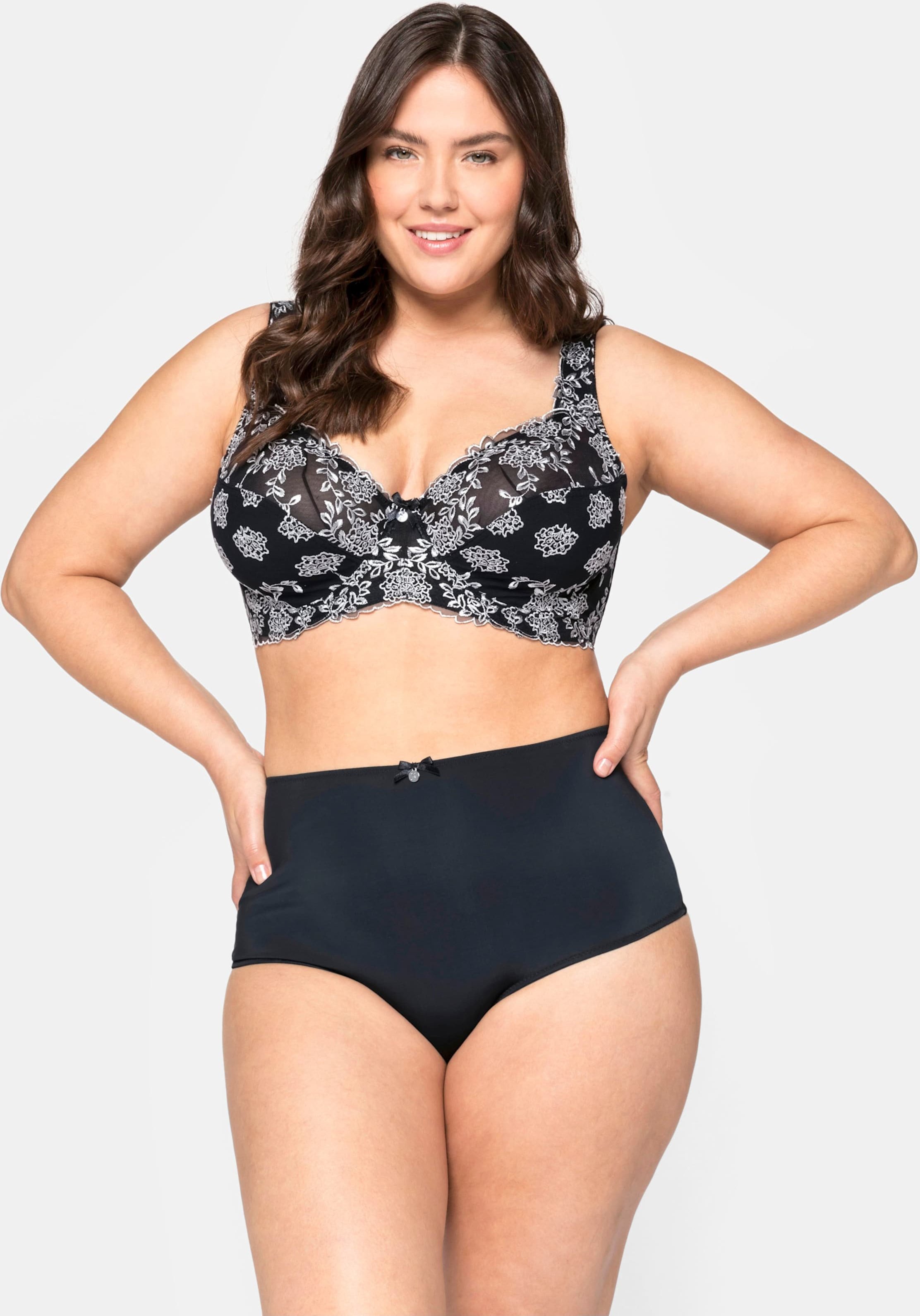 Sheego Bügel-BH mit Stickerei-Spitze