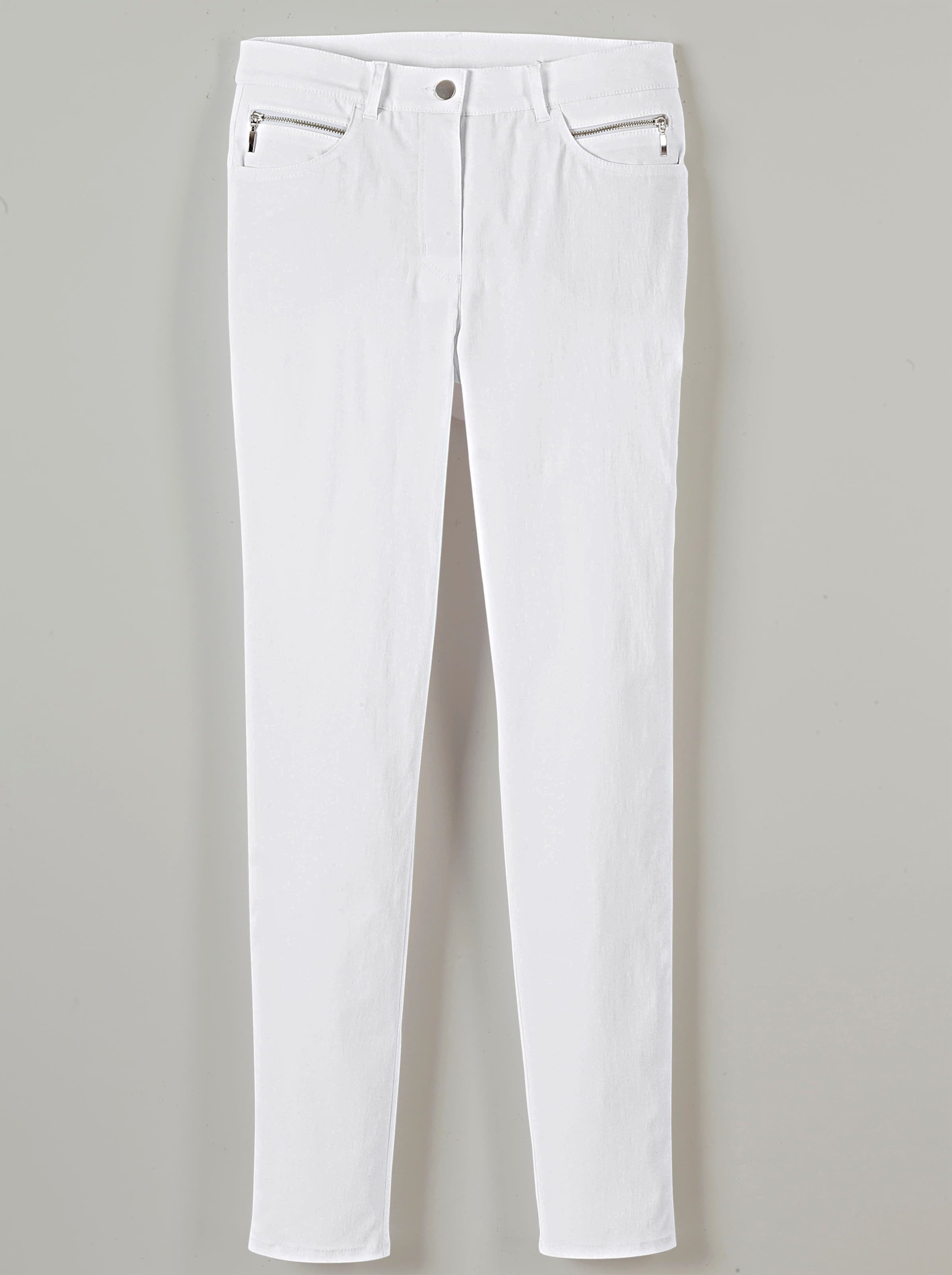 Sheego Stretch-Hose mit Zier-Taschen vorne