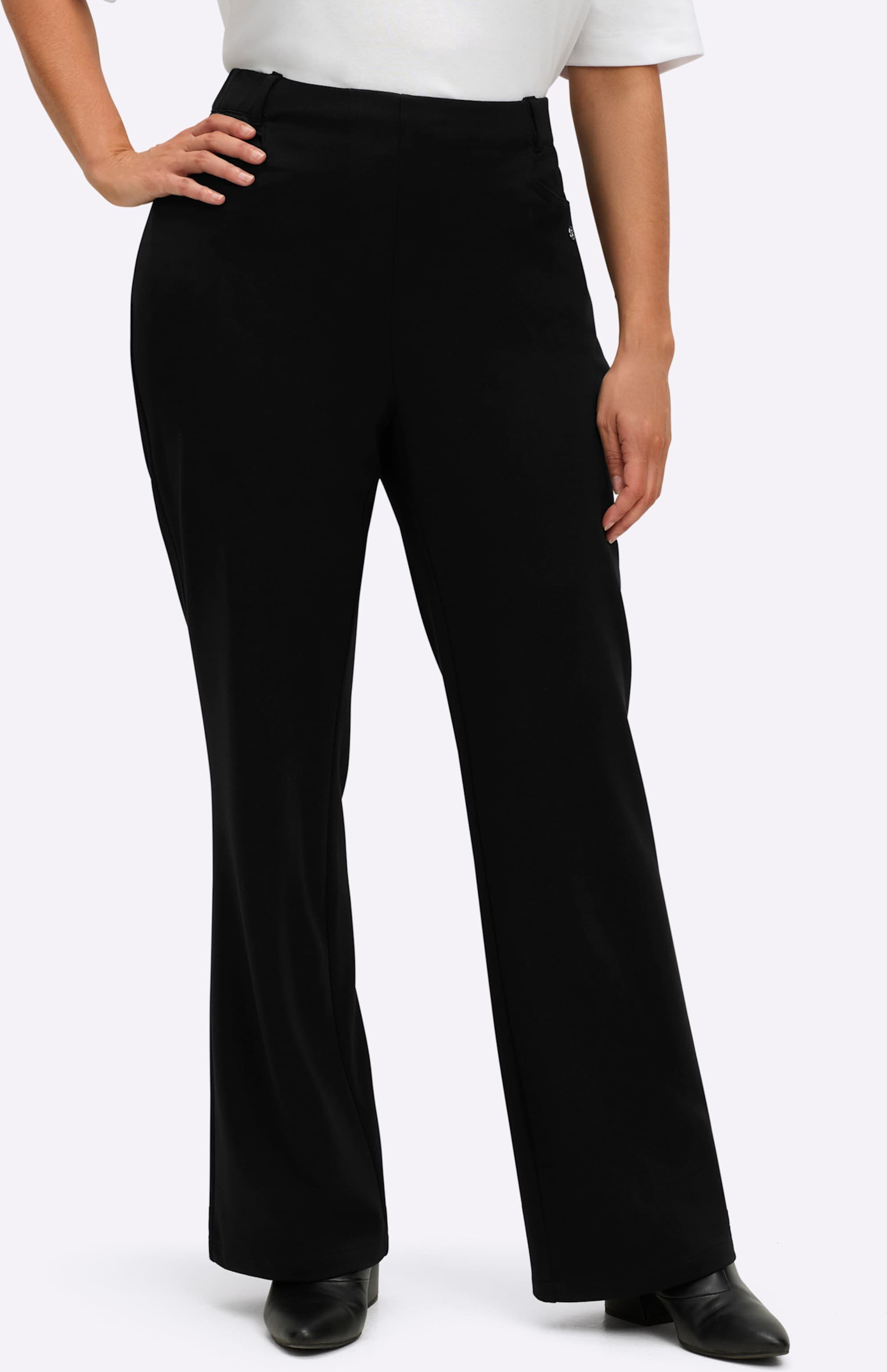 Sheego Schlupfhose in Bootcut-Form