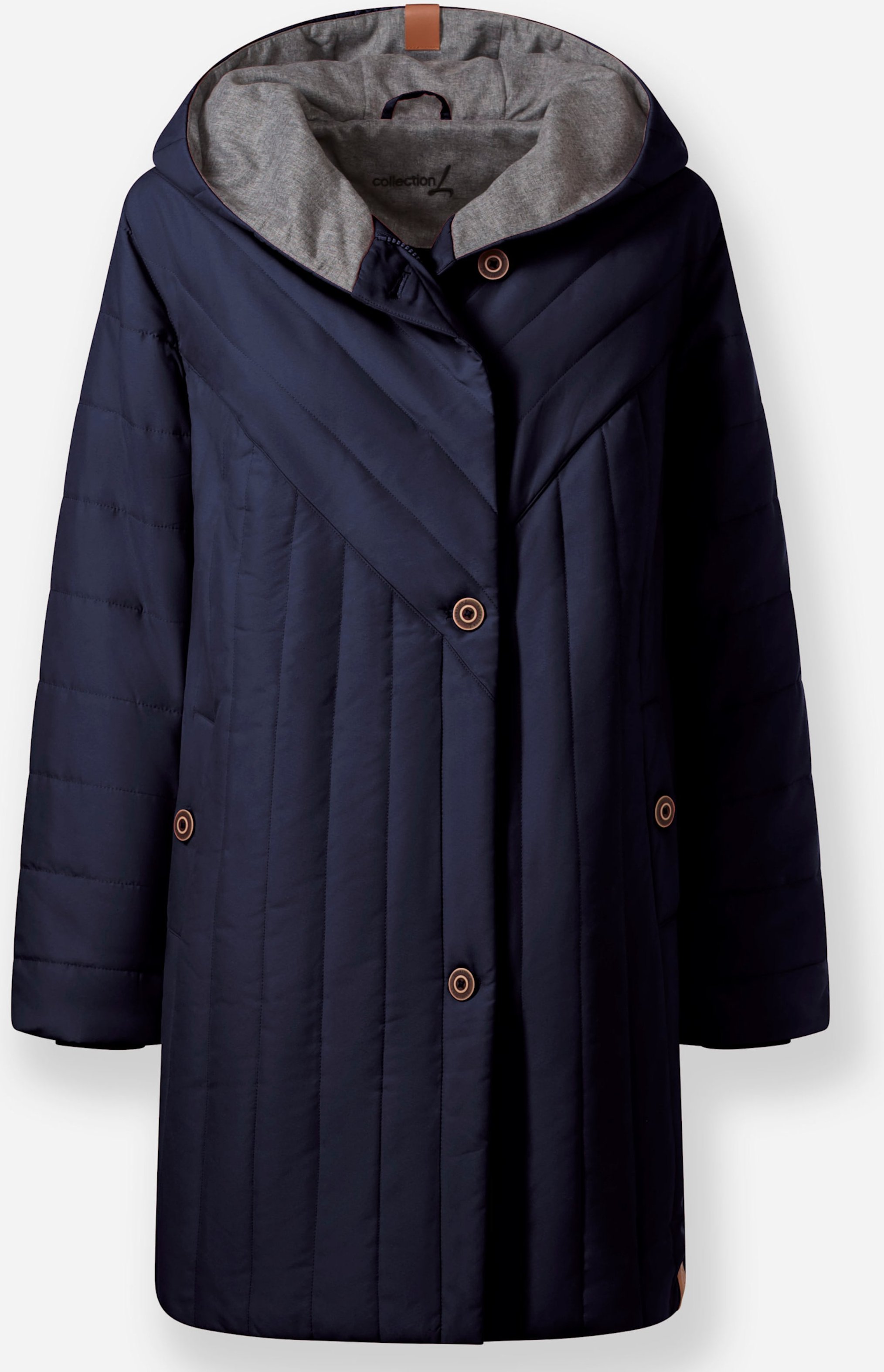 Thumbnail - Sheego Jacke im Steppmuster-Mix, wärmend