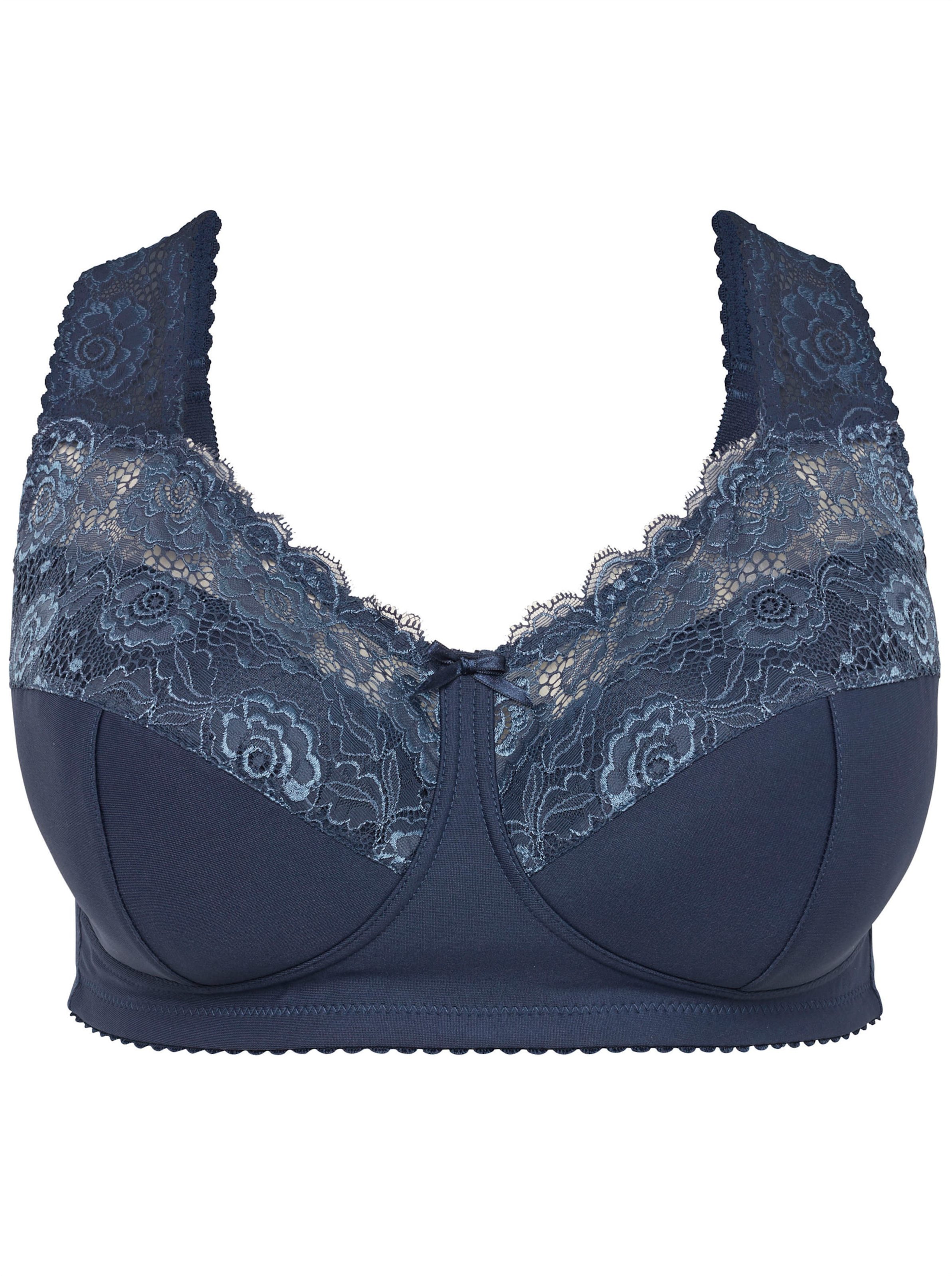 Thumbnail - Sheego Bügelloser BH mit Spitze, wattierte Cups