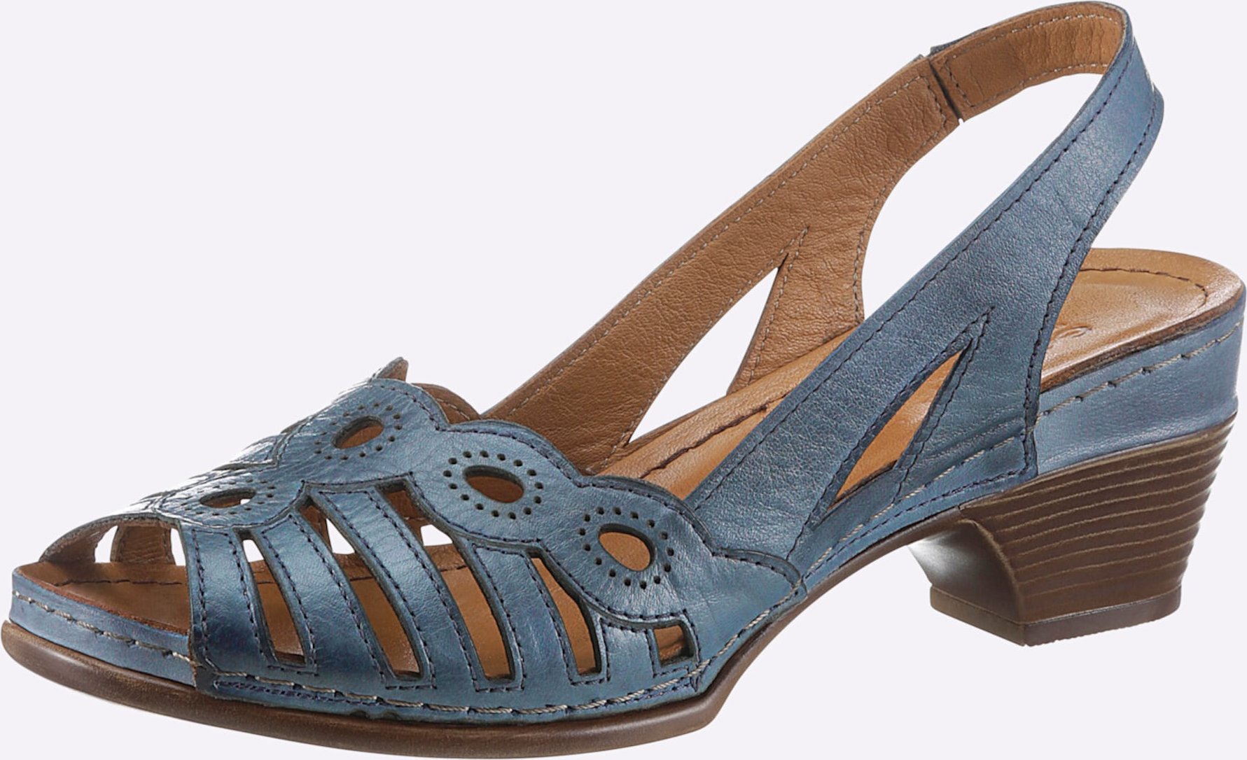 Sheego Sandale mit Gummizug für leichten Einstieg