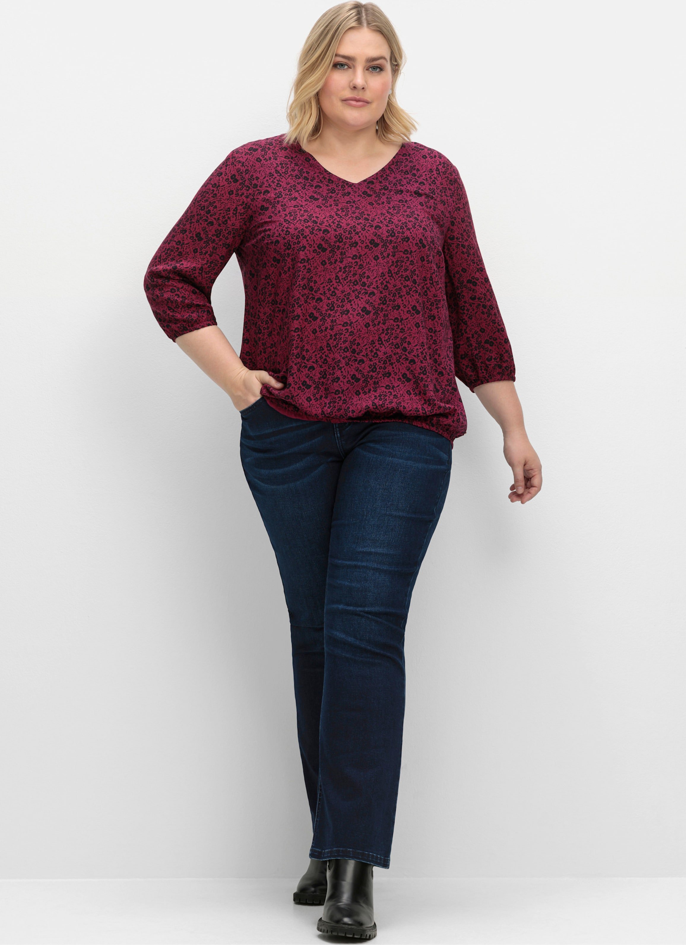 Sheego Tunika mit Minimalprint