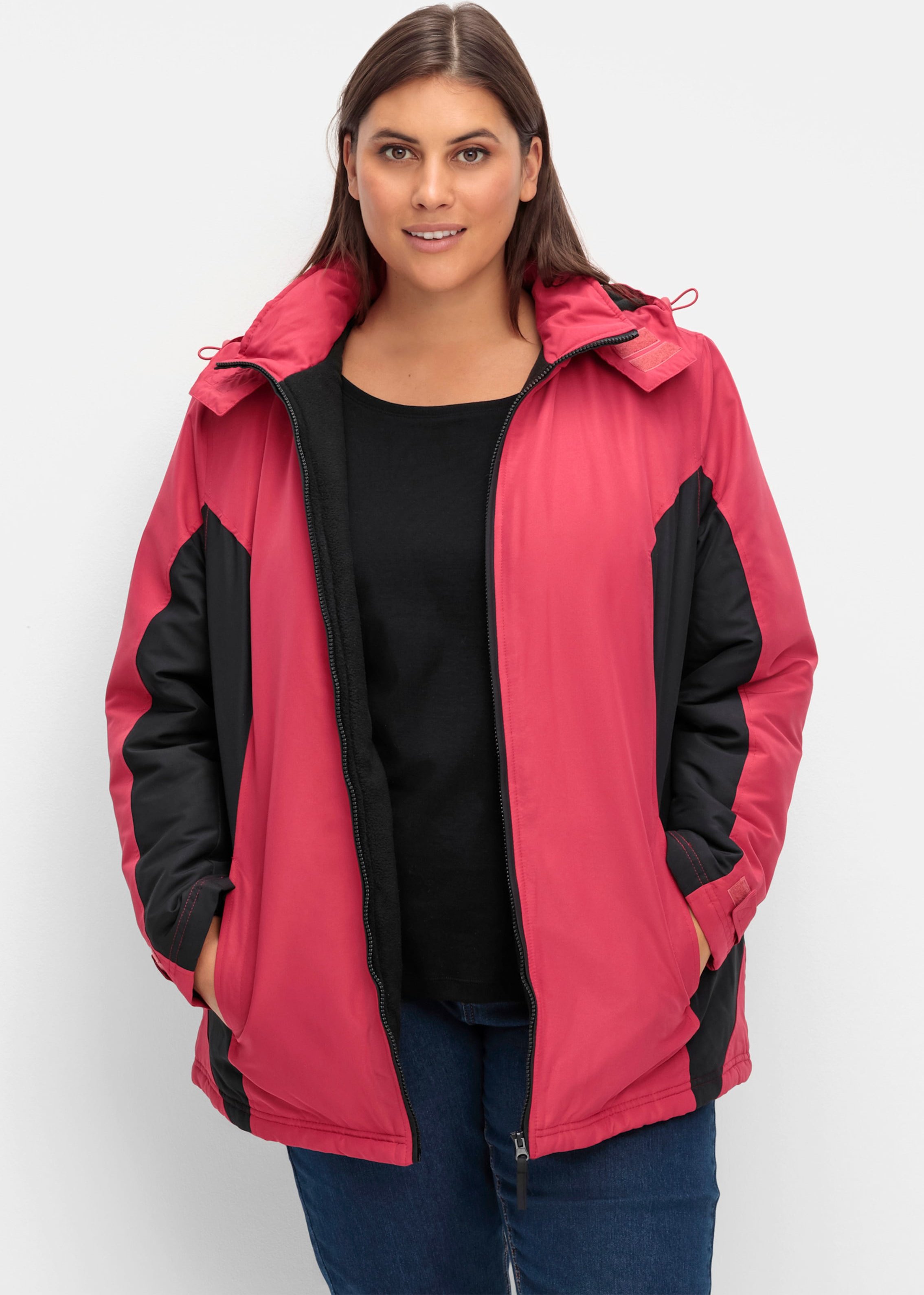 Sheego Funktionsjacke mit Fleece-Futter