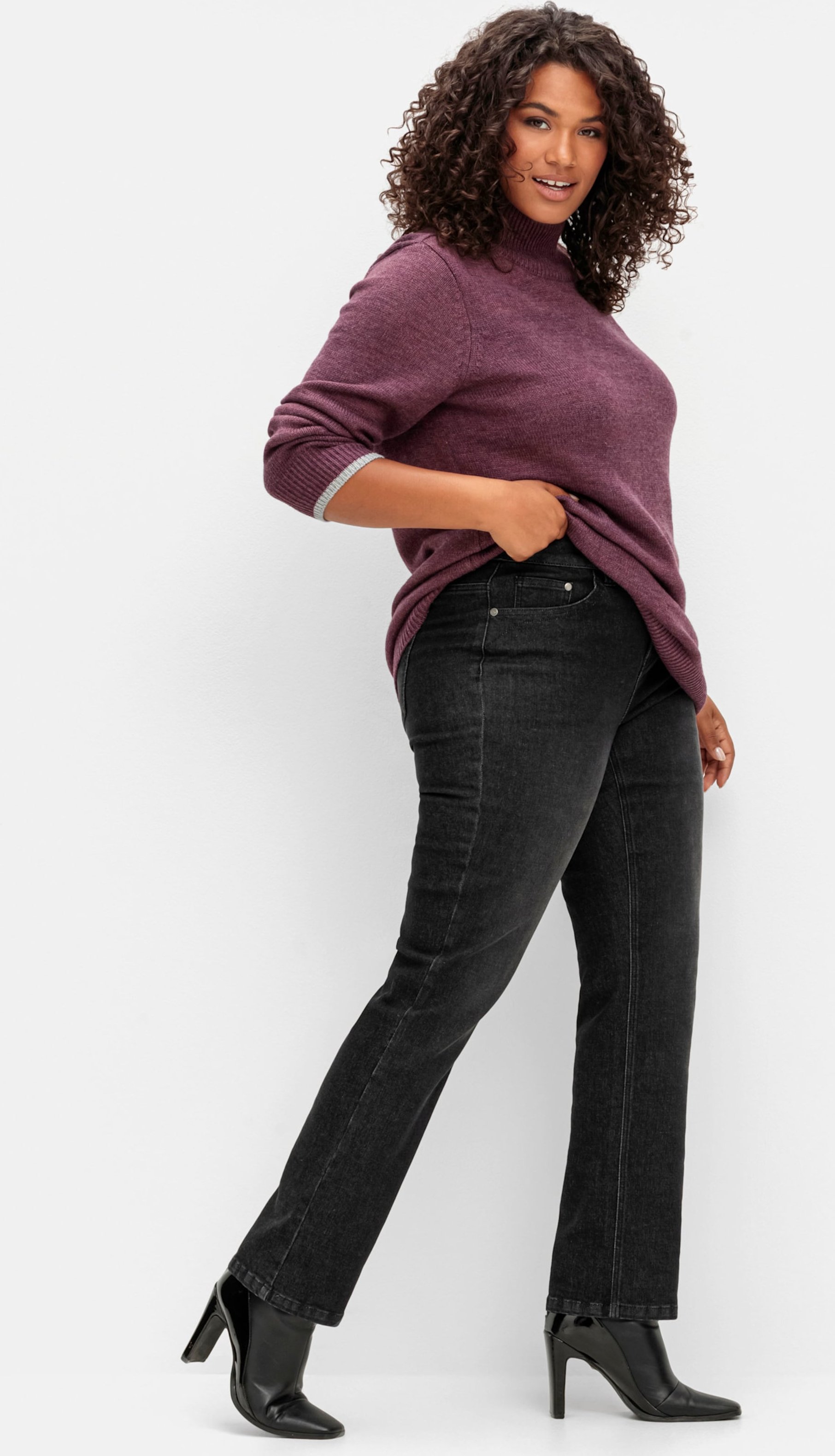 Sheego Gerade Jeans mit TruTemp365® Fasern