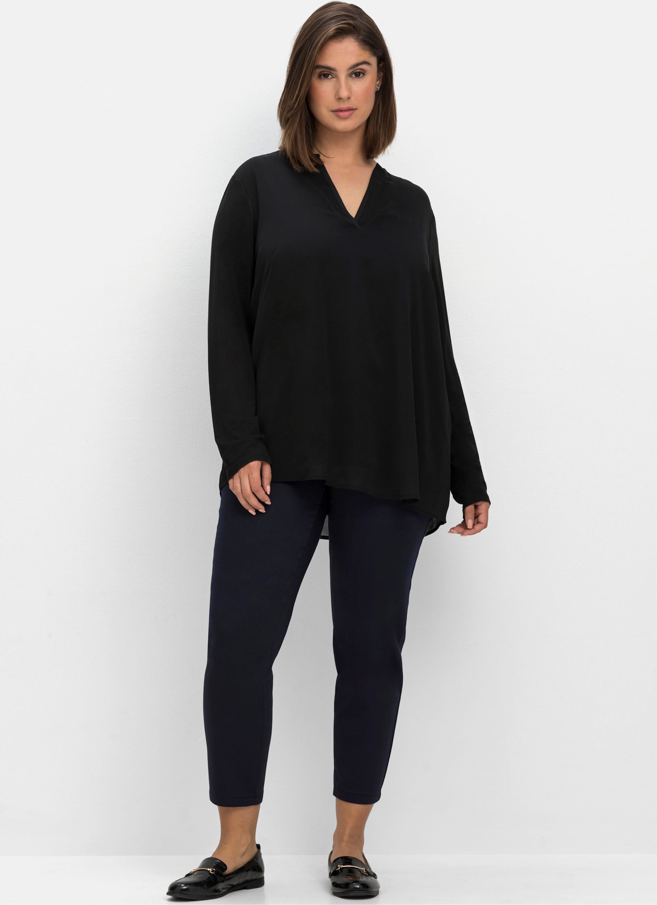 Sheego 7/8-Hose mit Schlupfbund, schmale Form