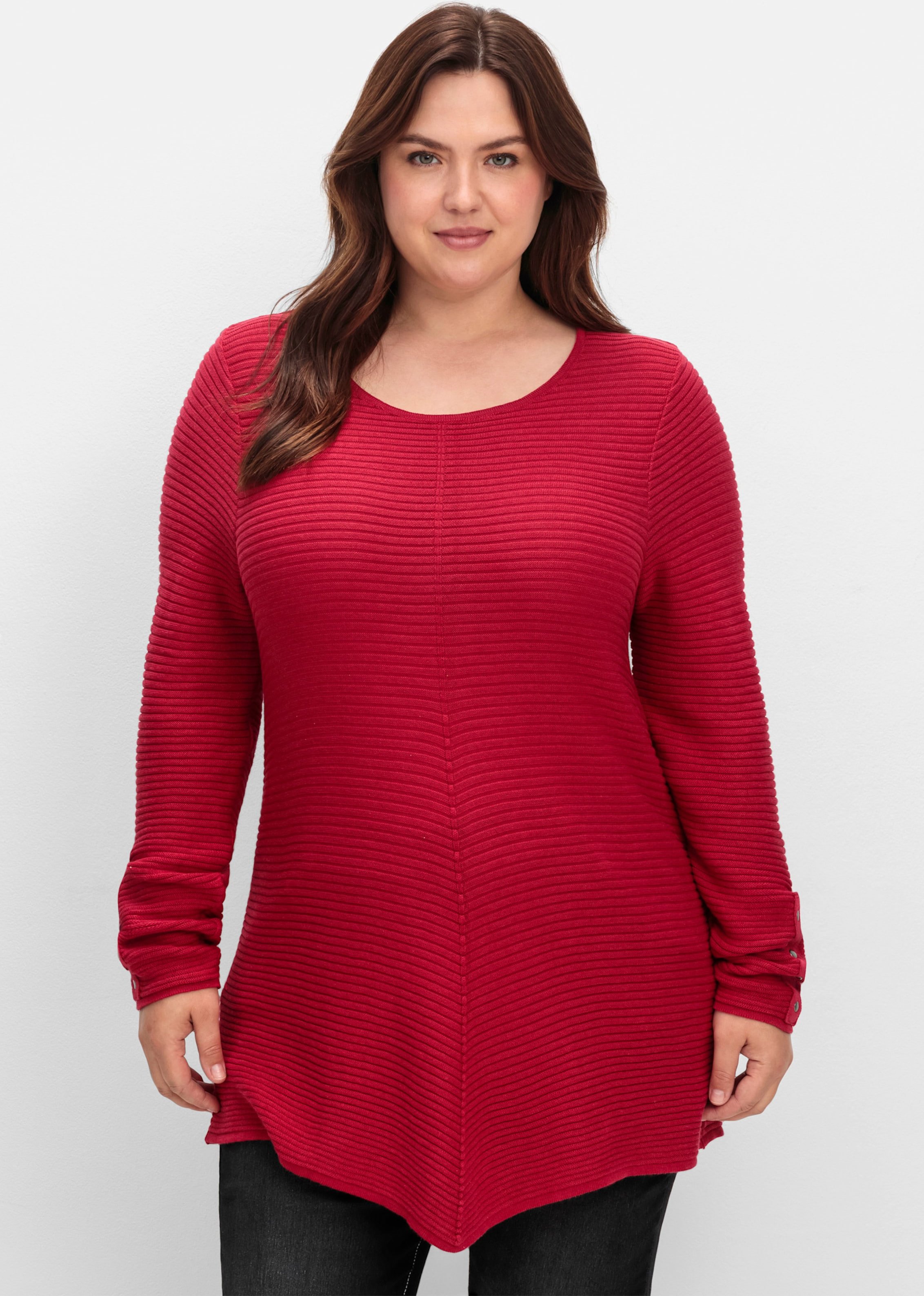 Thumbnail - Sheego Rundhalspullover mit Nieten-Verzierung