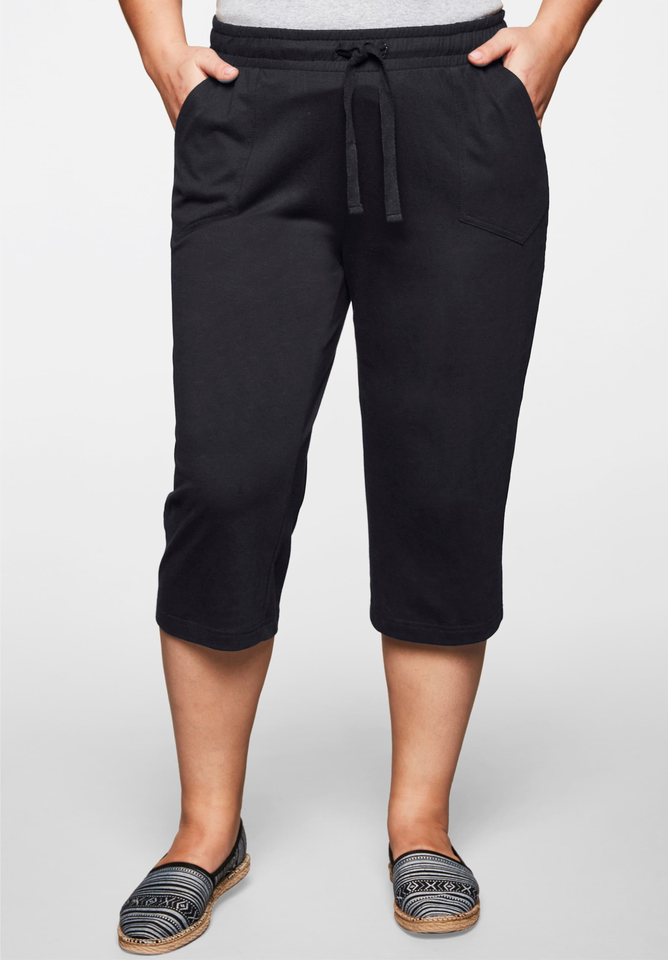 Sheego 3/4-Hose mit Schlupfbund, aus Jersey