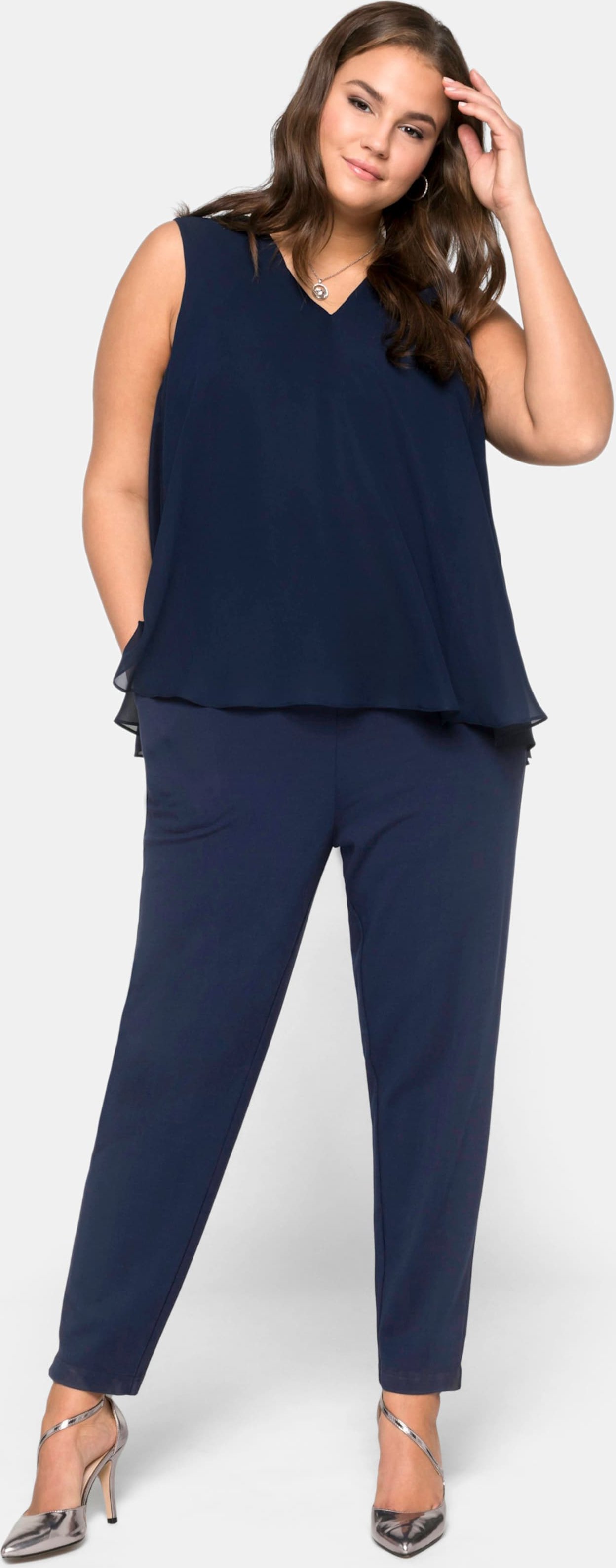 Sheego Jumpsuit im Lagenlook