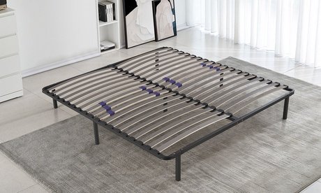 Sampur Metallgestell mit verstellbaren Latten und Füßen: 90 x 200 cm