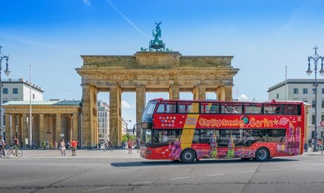 24-Stunden-Ticket für Hop-On Hop-Off in Berlin Route A und B inkl. 1 Std. Bootstour