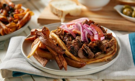 Für 4 Personen: Griechisches 3-Gänge-Menü