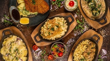 Für 4 Personen: 3-Gänge-Menü „Deluxe“