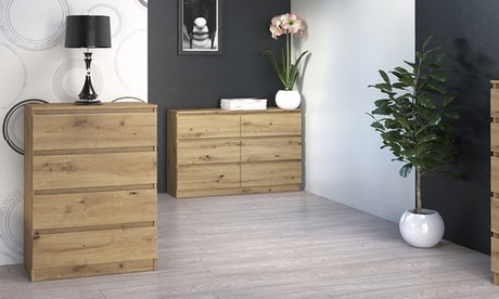 Kommode Climiconia: Wenge/ mit 3 Schubladen