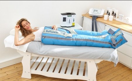 3X 30 Min. apparative Lymphdrainage/Cellulite Behandlung bei EMS Training Fürth