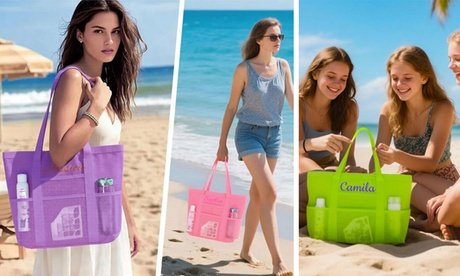 1x Individuell bestickte Umhängetasche aus Mesh oder in Häkeloptik (zzgl. Versandkosten)