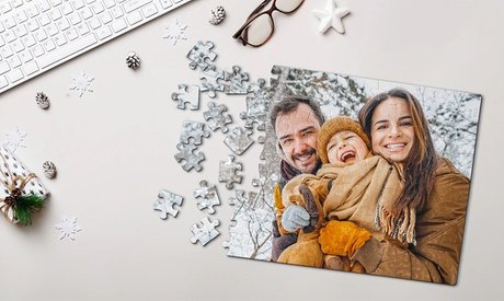 38 x 26 cm (groß): Personalisierbares Foto-Puzzle (zzgl. 8 99 € Versandkosten)