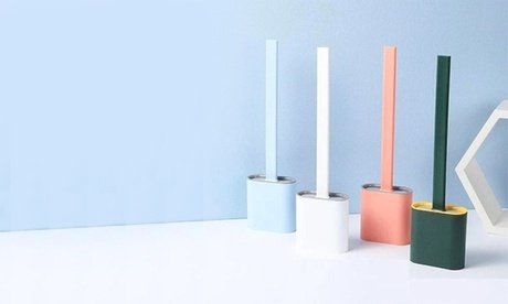 Silikon-Toilettenbürste: 1 / Rosa