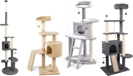 Banzaii Katzen-Kratzbaum: Oasis / Hellgrau