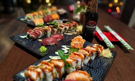 Für 4 Personen: Vorspeise & Sushi-Platte nach Wahl