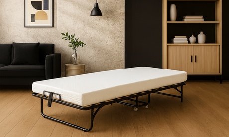 Bett: Sampur Klappbett 90 x 200 mit Memory-Schaum-Matratze