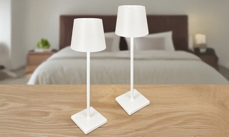 Tischlampe: Plain / Weiß