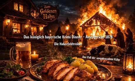 1x Bayern Krimi Dinner - Das Kabinett - am Fr. 10.07.26 um 18:45 Uhr