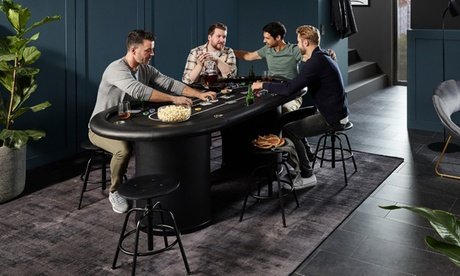 Home Deluxe LED-Pokertisch „Full house