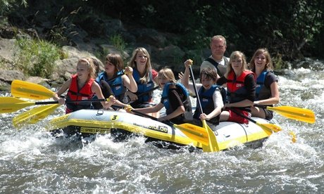Für 2 Personen: 2 Std. Rur-Rafting (einlösbar: ab 01.05.2026)