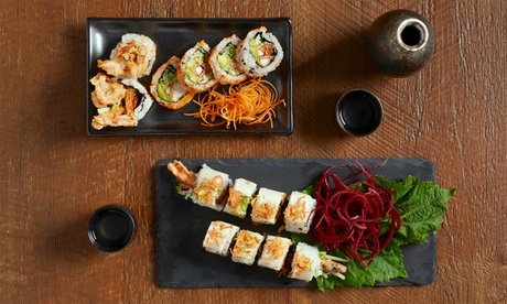 Für 2 Personen: Vospeise und Sushi Platte (Bento) nach Wahl bei Katana Sushi