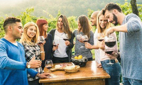 Für 6 Personen: 2 Std. Weinverkostung Zuhause