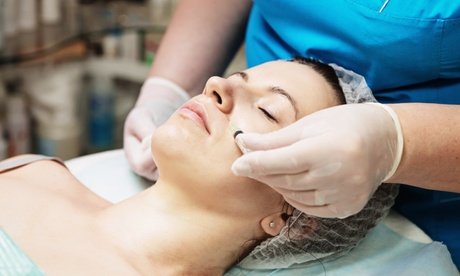 2x Enzym Peeling Microneedling LED-Maske mit Kopf und Nacken-Massage (120 Min.)